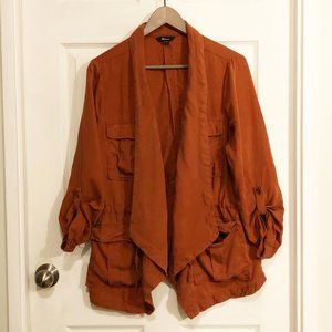 Burnt orange lightweight jacket